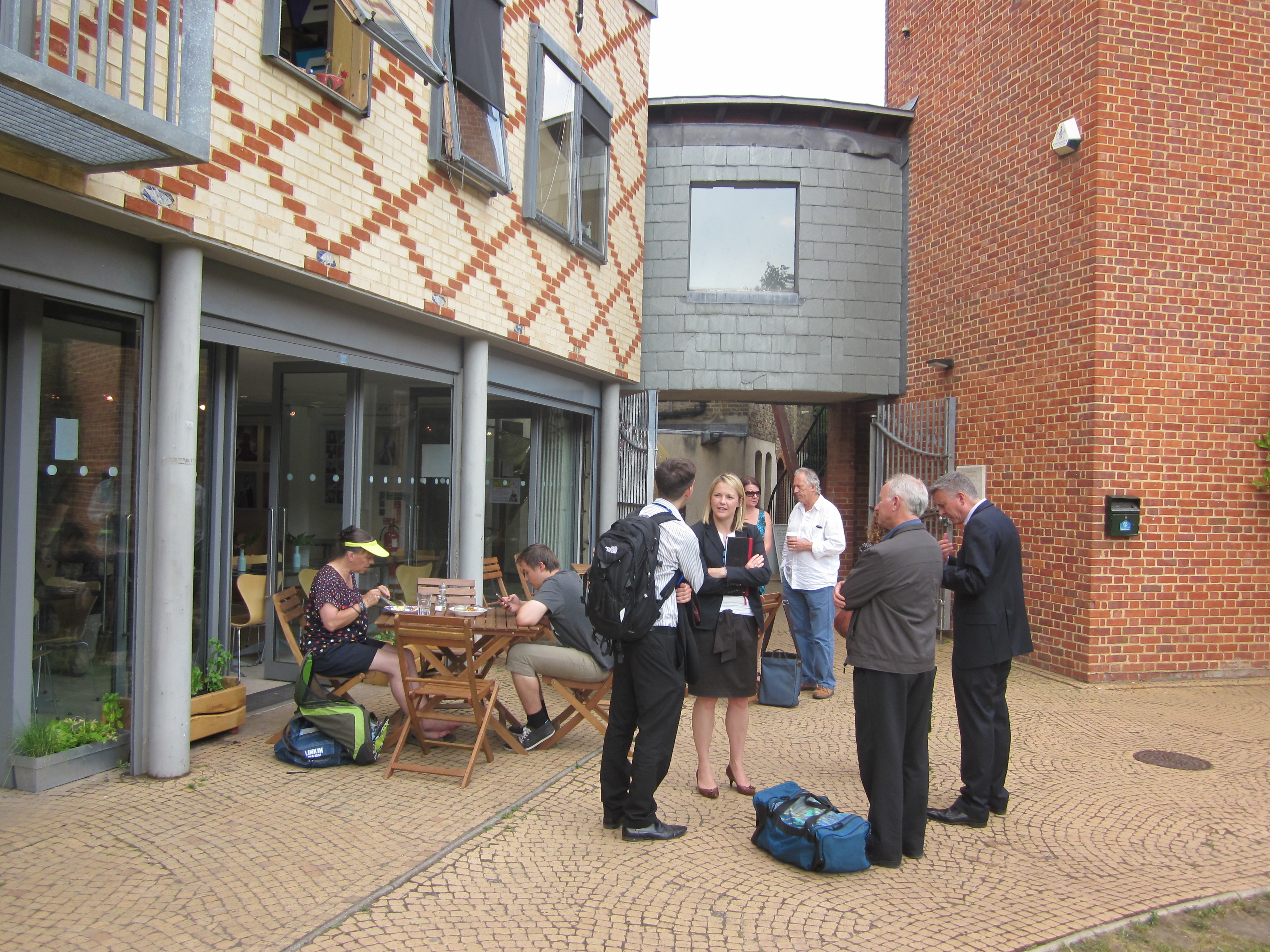 TEN Group outside the Bromley-by-Bow centre