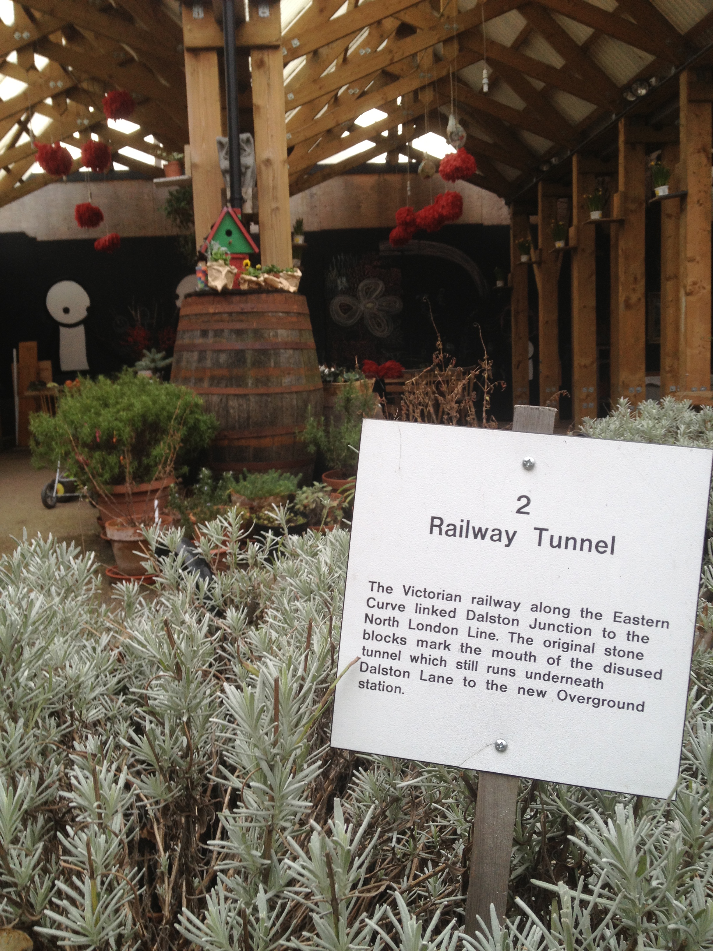 The Eastern Curve Garden reuses an old railway line