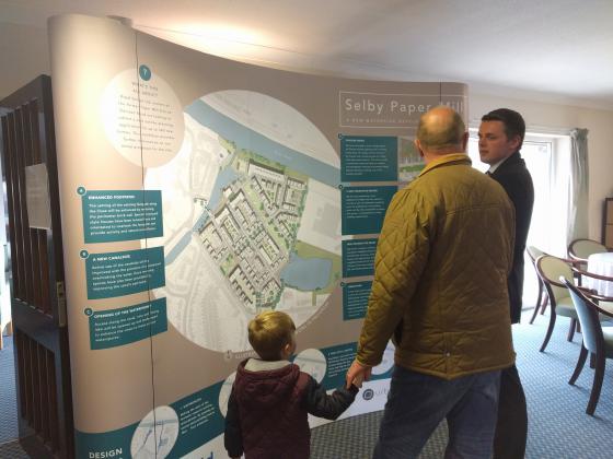 Selby Paper Mill - April Consultation at the Cunliffe Centre
