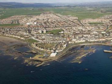 Aerial view of Saltcoats