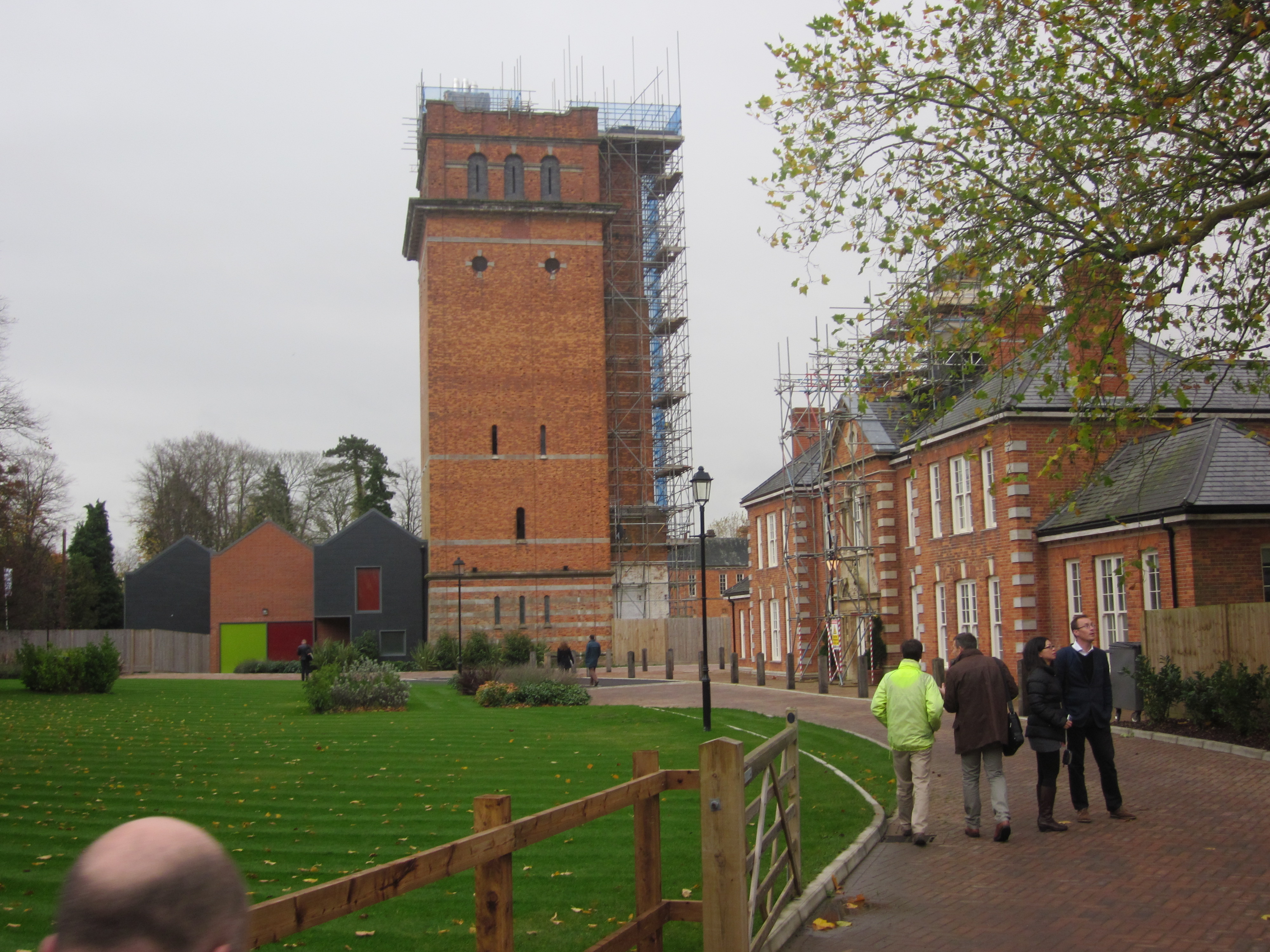 Graylingwell park is the site of a former mental hospital and reuses many of the original buildings Graylingwell park is the site of a former mental hospital and reuses many of the original buildings